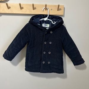 Kids Corduroy Button Down Coat